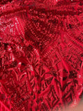 Sexy V Neck Mermaid Red Sequins Prom Dresses Adjustable Straps Party Dresses