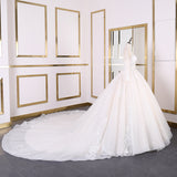 Ball Gown Wedding Dresses 2020 Long Sleeves Princess  Bridal Gown