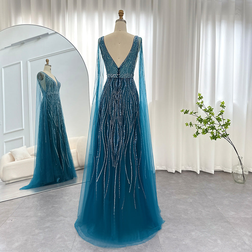 Amazon.com: MBETA Gold Luxury Evening Dresses Elegant Long Sleeve Arabic  Formal Dress for Women Wedding Party : Clothing, Shoes & Jewelry